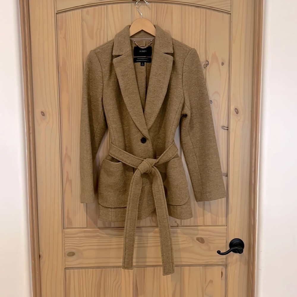 Available!- J. Crew Italian boiled wool Blazer LIKE NEW EUC